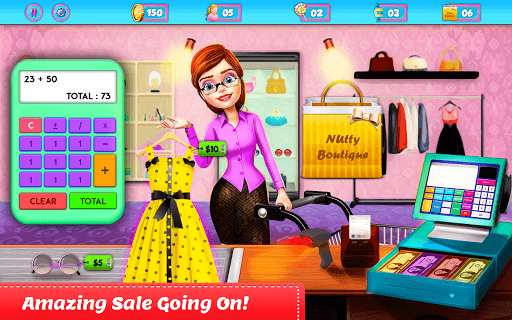 Shopping Mall Girl Cashier Game for PC screenshot 3