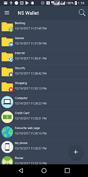 NS Wallet Password Manager for PC screenshot 1