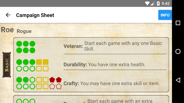 Campaign Sheet for ODD for PC screenshot 3