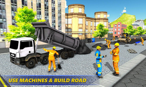 Mega City Road Construction Real Builder Simulator for PC screenshot 3