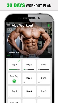 Abs Workout for Men - Six Pack Abs in 30 Days for PC screenshot 1