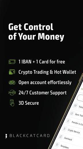 Blackcatcard: safe, secure wallet & prepaid card for PC screenshot 1