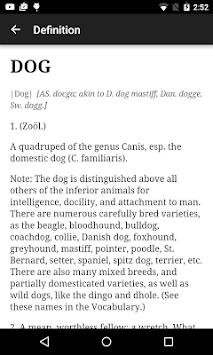 Webster's Writer's Dictionary for PC screenshot 1
