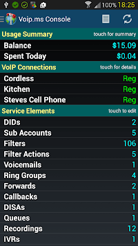 VoIP.ms Console for PC screenshot 1