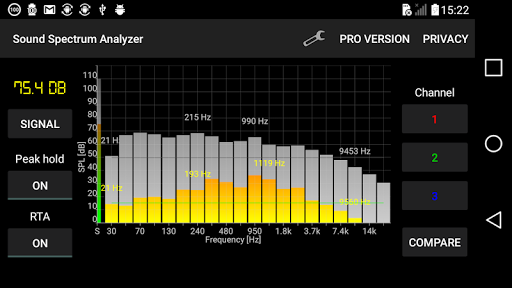Sound Spectrum Analyzer for PC screenshot 2
