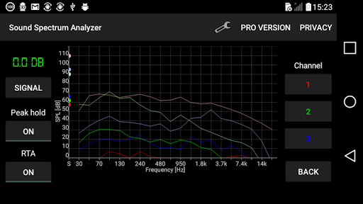 Sound Spectrum Analyzer for PC screenshot 3