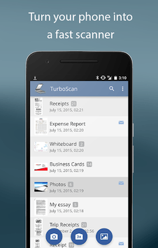 TurboScan: scan documents & receipts in PDF for PC screenshot 1