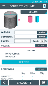 Concrete Calculator for PC screenshot 3