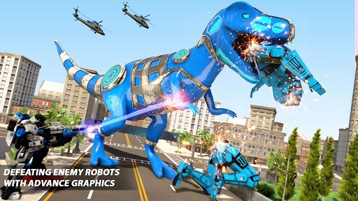 Dino Robot Car Game: Wild Dinosaur Robot Games for PC screenshot 1