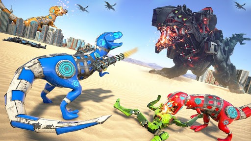 Dino Robot Car Game: Wild Dinosaur Robot Games for PC screenshot 3
