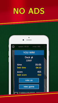 Classic Solitaire Klondike - No Ads! Totally Free! for PC screenshot 3
