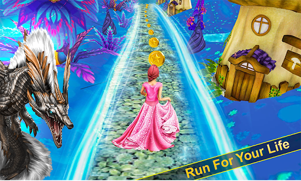 Princess Run - Hungry Dragon Escape for PC screenshot 1