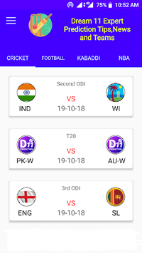 Dream11 Expert Prediction Tips, News And Teams for PC screenshot 2