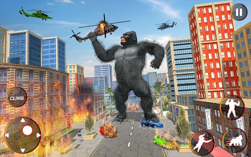 Giant Gorilla City Attack: City Rescue games 2021 for PC screenshot 1