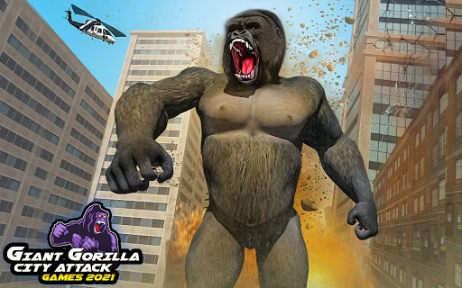 Giant Gorilla City Attack: City Rescue games 2021 for PC screenshot 2