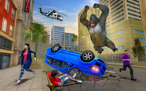 Giant Gorilla City Attack: City Rescue games 2021 for PC screenshot 3