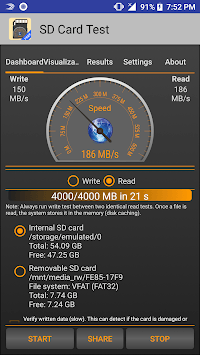 SD Card Test for PC screenshot 1