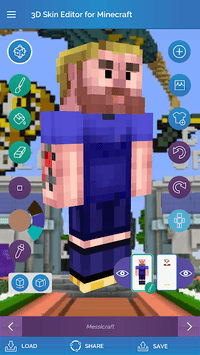 QB9's 3D Skin Editor for Minecraft for PC screenshot 1