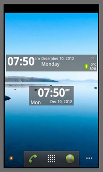 Digital Clock Widget for PC screenshot 1
