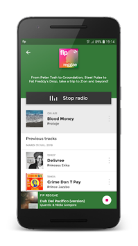Fip - live radio & music streams jazz rock electro for PC screenshot 2