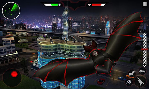 Flying Superhero Robot Transform Bike City Battle for PC screenshot 3