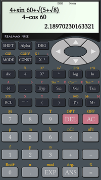 Scientific Calculator free for PC screenshot 1