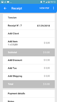 Receipt & Invoice for PC screenshot 1
