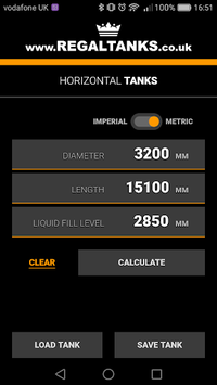 Tank Calc - The Easy To Use Tank Volume Calculator for PC screenshot 2
