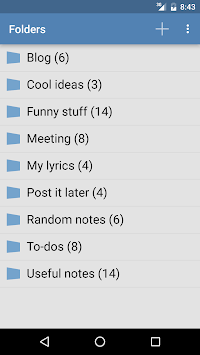 BluLines: Simple folder notes and to-do lists for PC screenshot 1