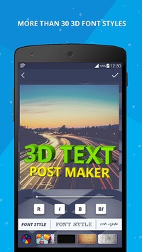 3D Name on Pics - 3D Text for PC screenshot 1
