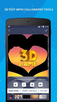 3D Name on Pics - 3D Text for PC screenshot 3