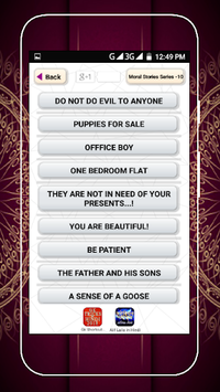 100+ moral stories in english short stories for PC screenshot 1