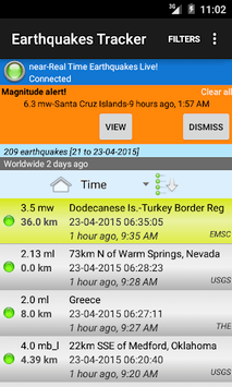 Earthquakes Tracker for PC screenshot 2