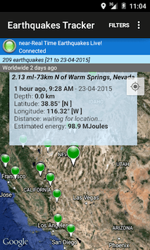 Earthquakes Tracker for PC screenshot 3