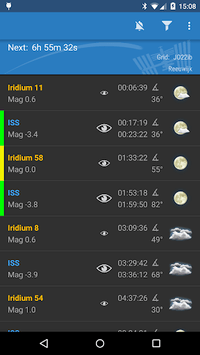 ISS Detector Satellite Tracker for PC screenshot 1
