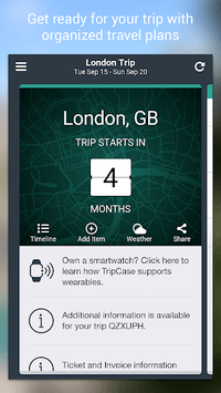 TripCase – Travel Organizer for PC screenshot 1