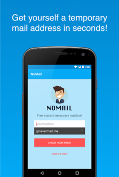 NoMail: Temporary Inbox for PC screenshot 1