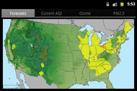 EPA's AIRNow for PC screenshot 2