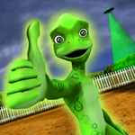 Scary Green Grandpa Alien APK