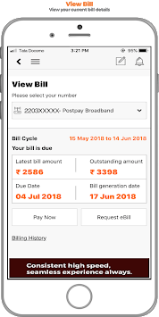 Tata Tele Broadband - Pay Bills & Track Usage for PC screenshot 3