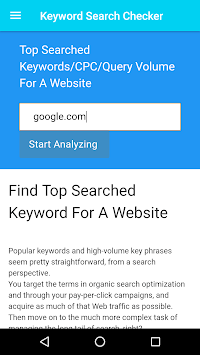 Keyword Search Volume Checker for PC screenshot 3