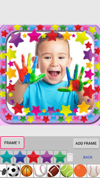 Baby photo frames maker for PC screenshot 1