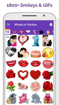 💘 WhatsLov: Smileys of love, stickers and GIF for PC screenshot 1