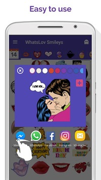 💘 WhatsLov: Smileys of love, stickers and GIF for PC screenshot 2