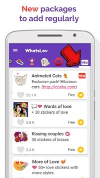 💘 WhatsLov: Smileys of love, stickers and GIF for PC screenshot 3