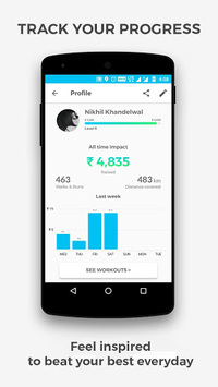 Impact - Fitness + Charity. Walk - Jog - Run for PC screenshot 3