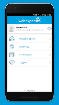 webexpenses for PC screenshot 1
