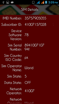 Pakistan Sim Information for PC screenshot 3