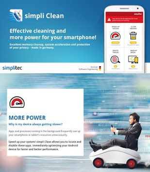 simpli Clean Mobile  - BOOSTER & CLEANER for PC screenshot 1