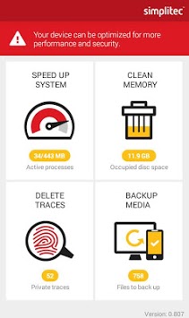 simpli Clean Mobile  - BOOSTER & CLEANER for PC screenshot 2